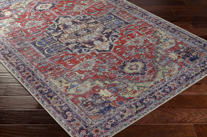 Amelie AML-2372 5' x 7' Machine Woven Washable Area Rug