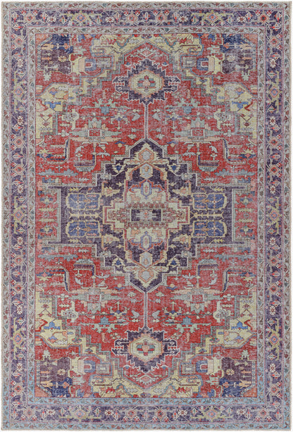 Amelie AML-2372 5' x 7' Machine Woven Washable Area Rug