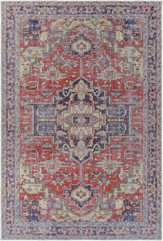 Amelie AML-2372 5' x 7' Machine Woven Washable Area Rug