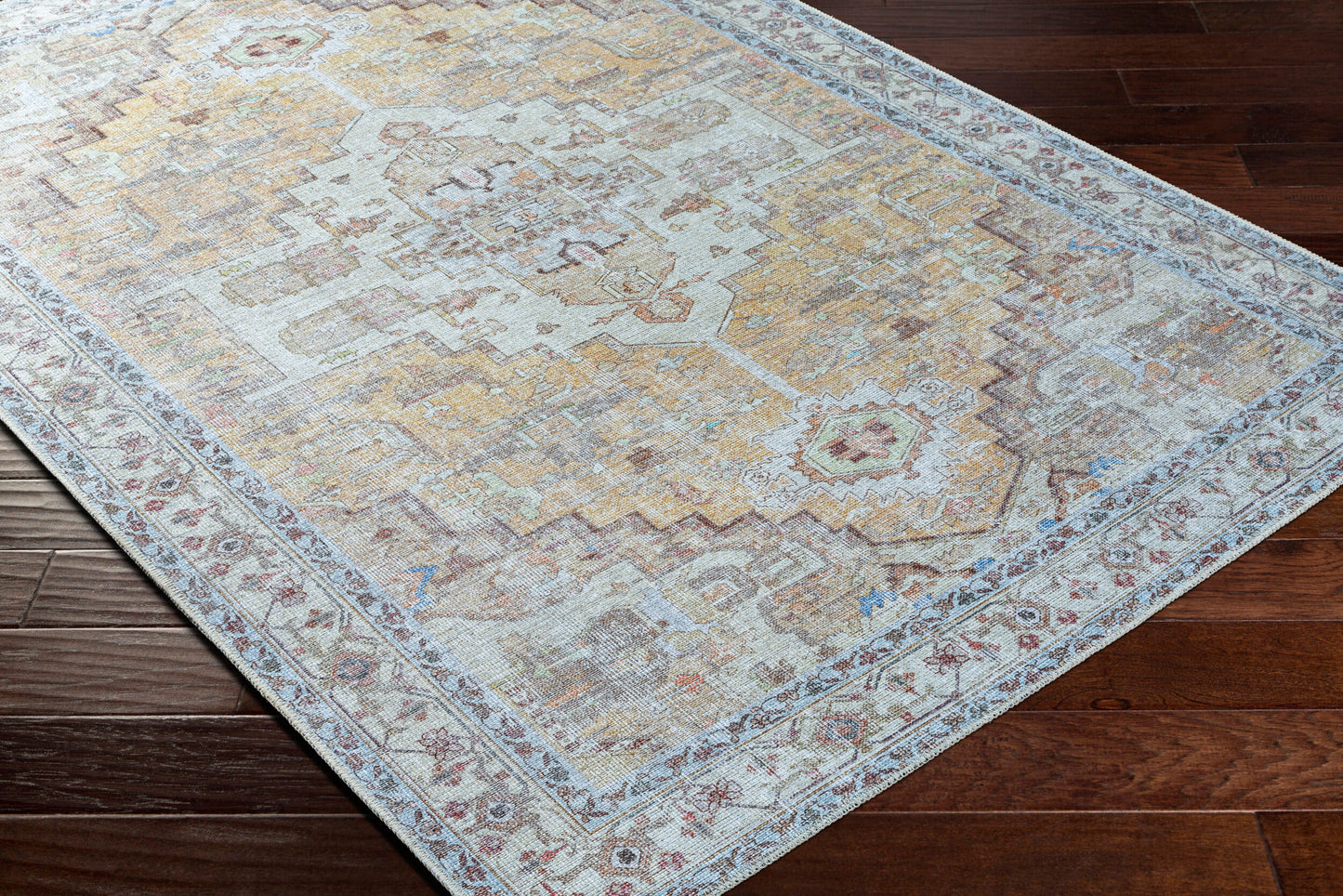 Amelie AML-2373 5' x 7' Machine Woven Washable Area Rug