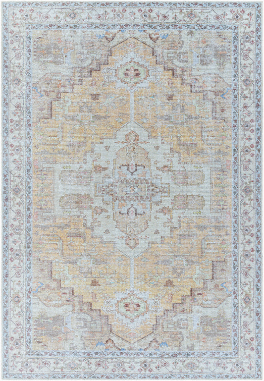 Amelie AML-2373 5' x 7' Machine Woven Washable Area Rug