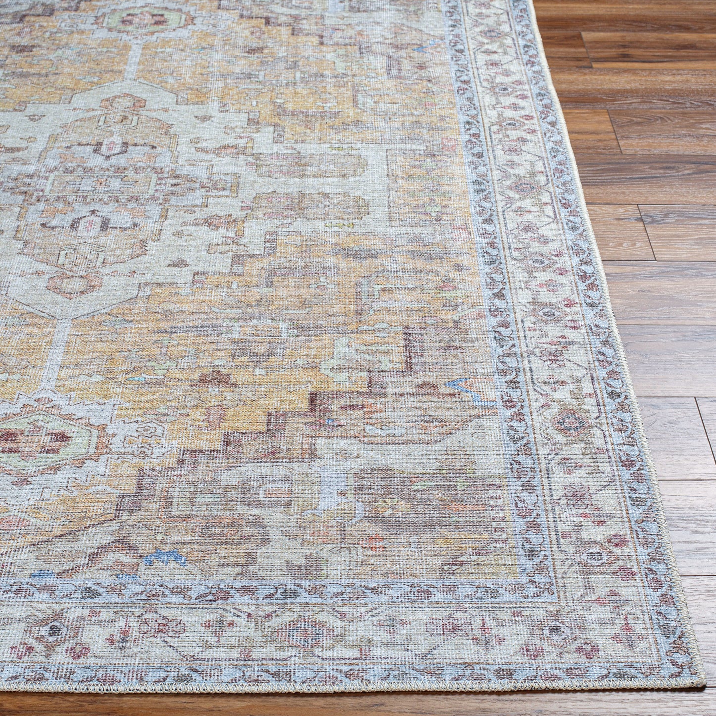 Amelie AML-2373 5' x 7' Machine Woven Washable Area Rug