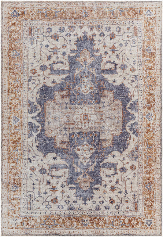 Amelie AML-2374 6' x 9' Machine Woven Washable Area Rug