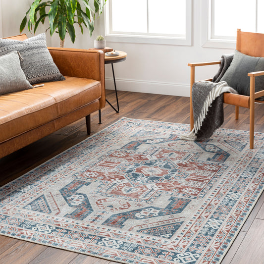 Amelie AML-2375 2' x 3' Machine Woven Washable Accent Rug