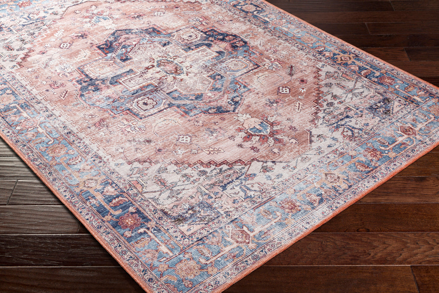 Amelie AML-2376 5' x 7' Machine Woven Washable Area Rug