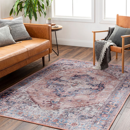 Amelie AML-2376 5' x 7' Machine Woven Washable Area Rug