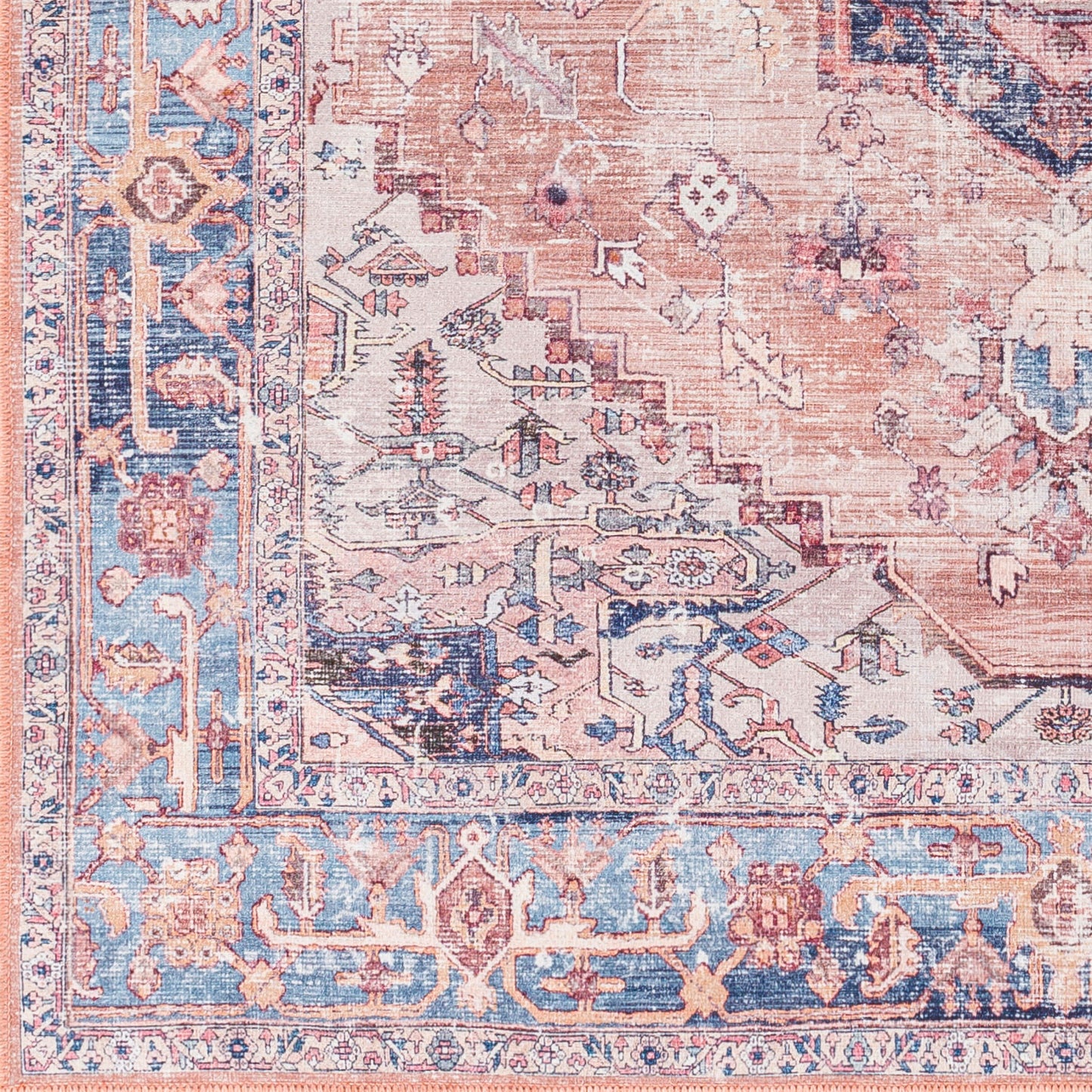 Amelie AML-2376 5' x 7' Machine Woven Washable Area Rug