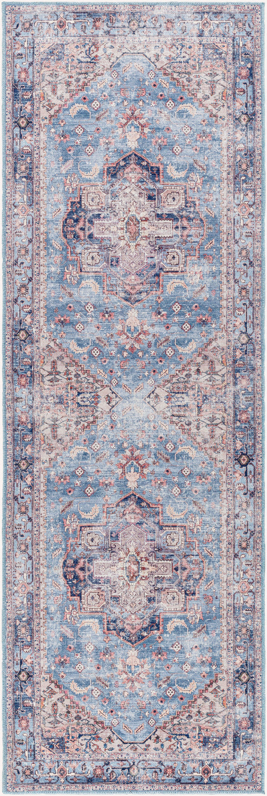Alfombra de corredor lavable a máquina Amelie AML-2377 de 2,4 m