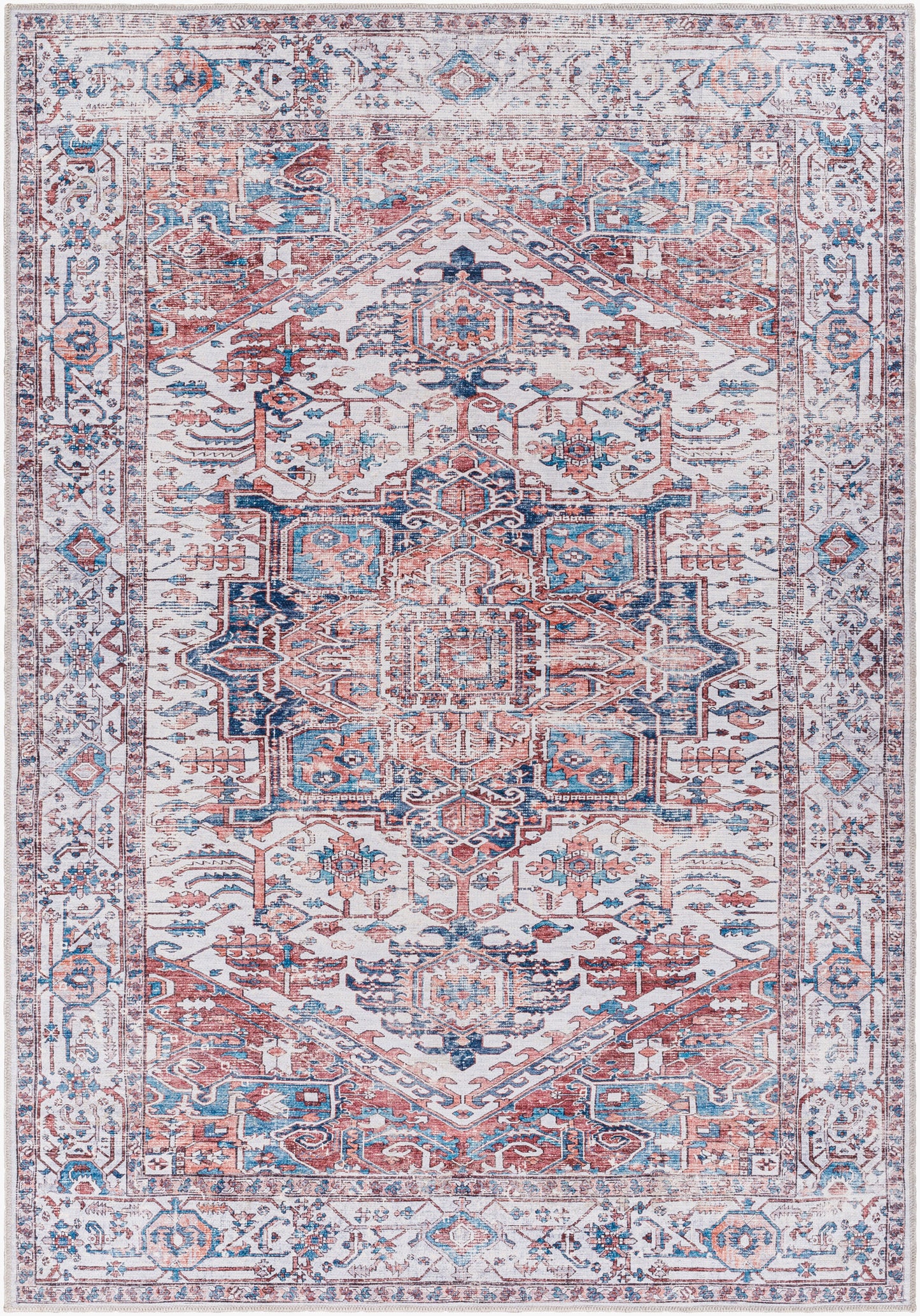 Amelie AML-2378 9' x 12' Machine Woven Washable Area Rug