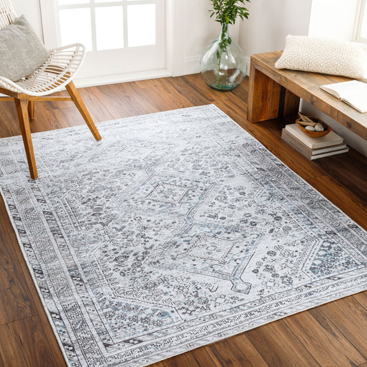 Amelie AML-2380 2' x 3' Machine Woven Washable Accent Rug