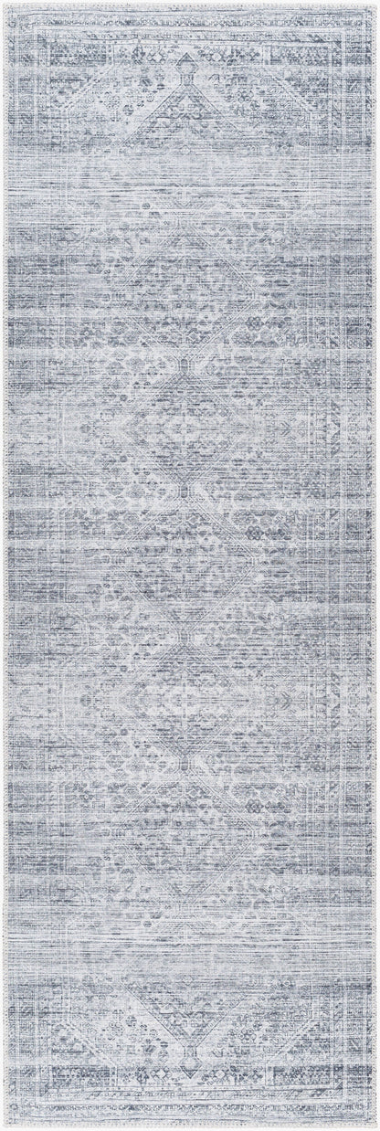 Amelie AML-2381 8ft Runner Machine Woven Washable Runner Rug