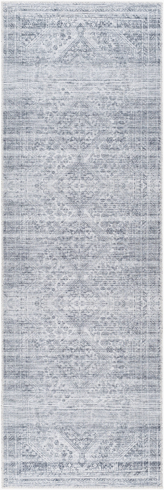 Amelie AML-2381 8ft Runner Machine Woven Washable Runner Rug
