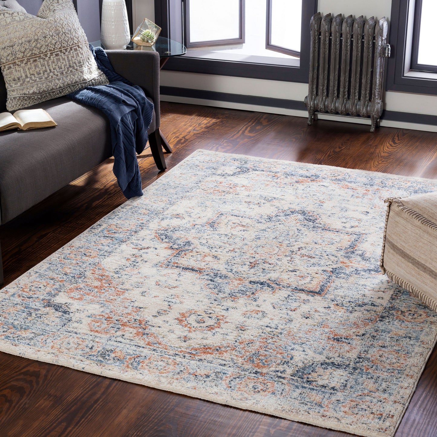 Amore AMO-2301 2'4" x 3'9" Machine Woven Accent Rug