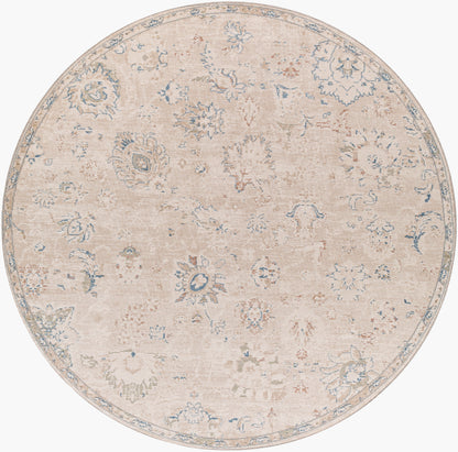 Amore AMO-2321 8ft Round Machine Woven Area Rug
