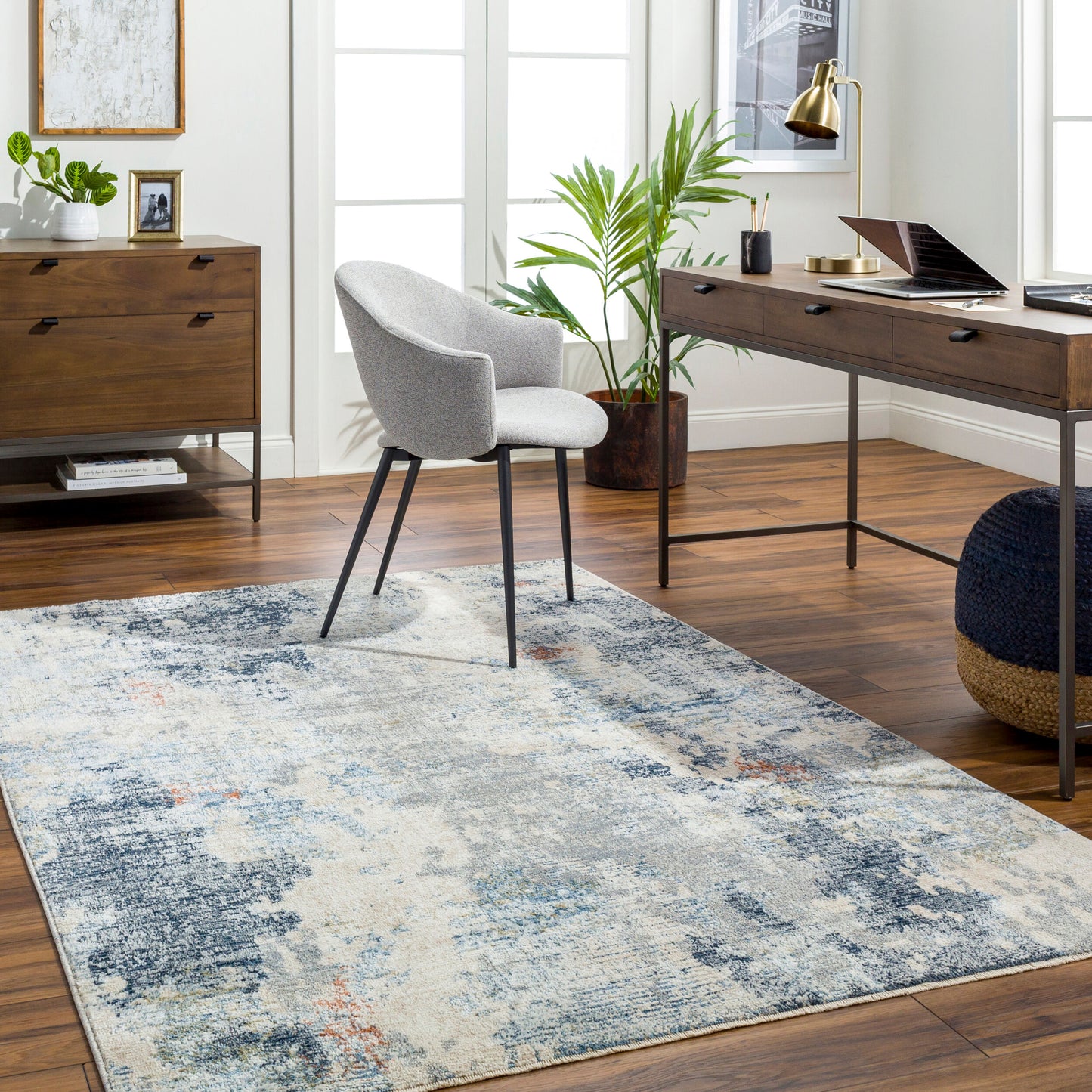Amore AMO-2341 5' x 7' Machine Woven Area Rug