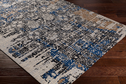 Alfombra decorativa hecha a mano Amsterdam AMS-1015 de 2' x 3'