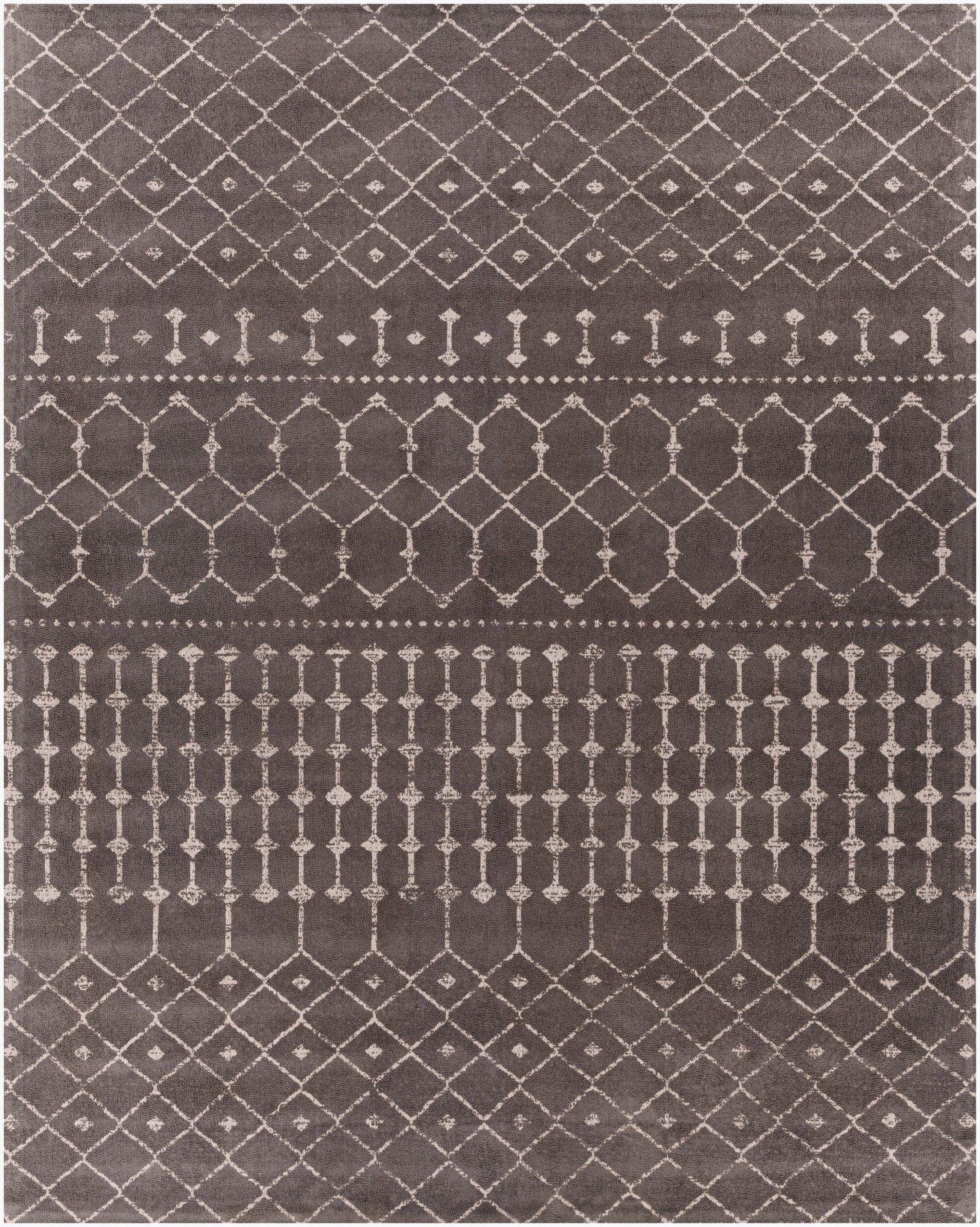 Alfombra hecha a mano Amsterdam AMS-1026 de 2,44 m x 3,05 m