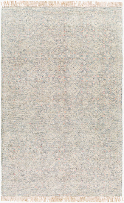 Amasya AMY-2301 Alfombra de área hecha a mano de 5' x 7'