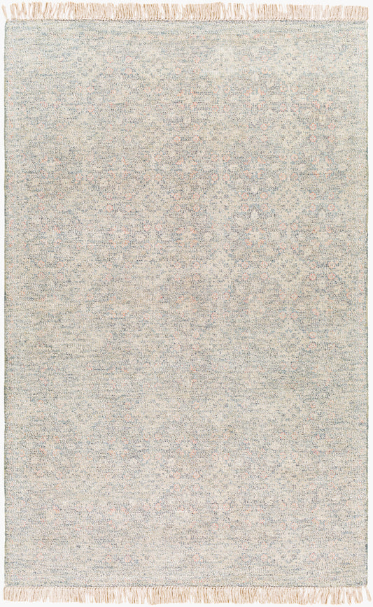 Amasya AMY-2301 Alfombra de área hecha a mano de 5' x 7'