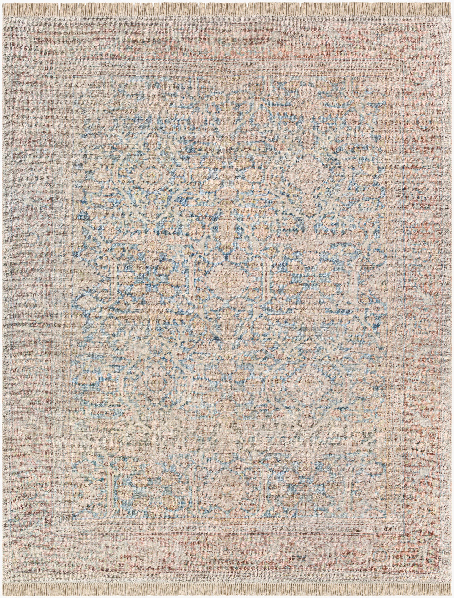 Amasya AMY-2303 Alfombra de área hecha a mano de 8' x 10'