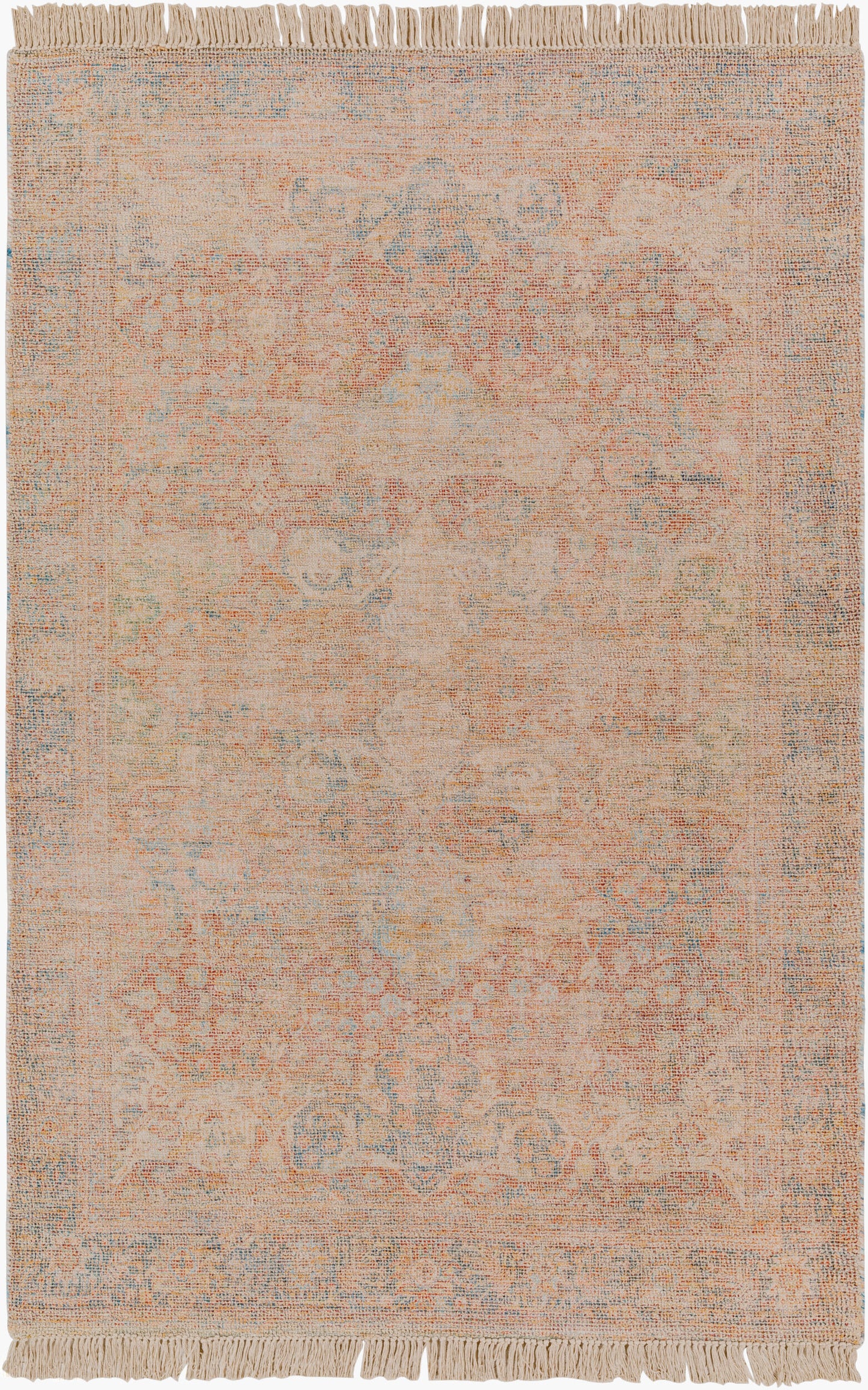 Amasya AMY-2304 Alfombra de área hecha a mano de 5' x 7'