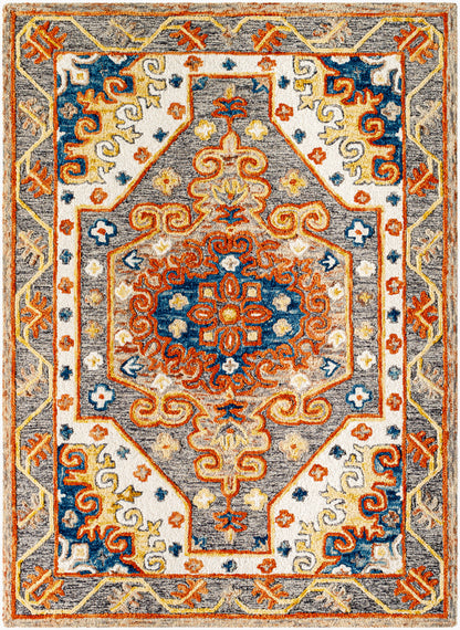 Amita AMZ-2300 5' x 7' Handmade Wool Area Rug