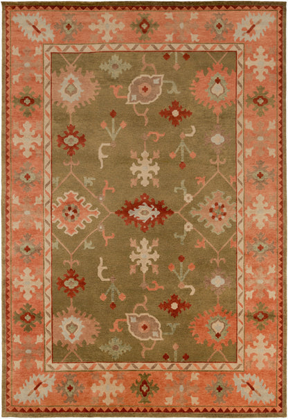 Alfombra de lana hecha a mano Anastacia ANA-8409 de 9' x 12'