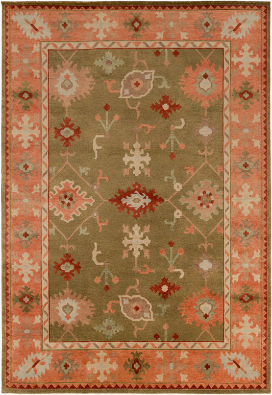 Alfombra de lana hecha a mano Anastacia ANA-8409 de 9' x 12'