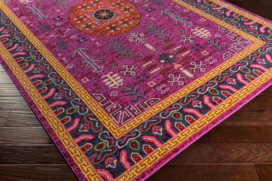 Alfombra decorativa tejida a máquina Anika ANI-1004 de 2' x 3'