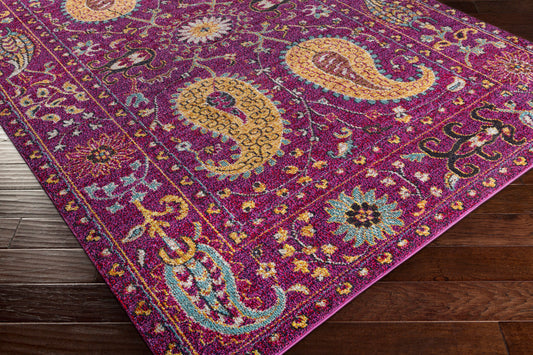 Alfombra decorativa tejida a máquina Anika ANI-1012 de 2' x 3'