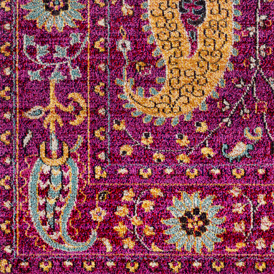 Alfombra decorativa tejida a máquina Anika ANI-1012 de 2' x 3'