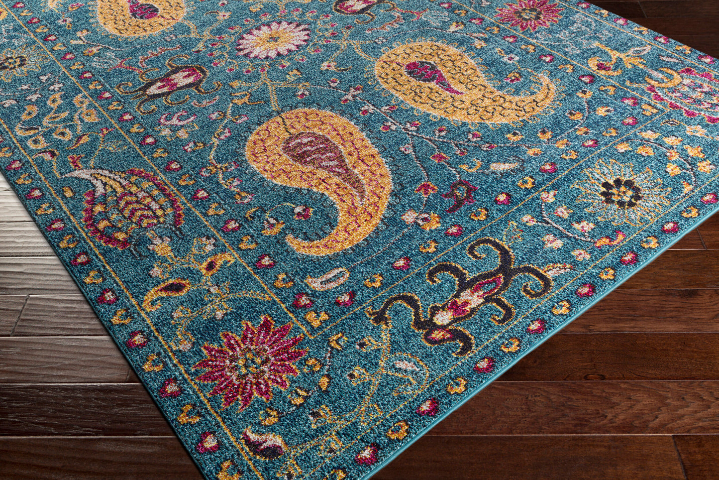 Alfombra decorativa tejida a máquina Anika ANI-1013 de 2' x 3'