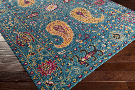 Alfombra decorativa tejida a máquina Anika ANI-1013 de 2' x 3'