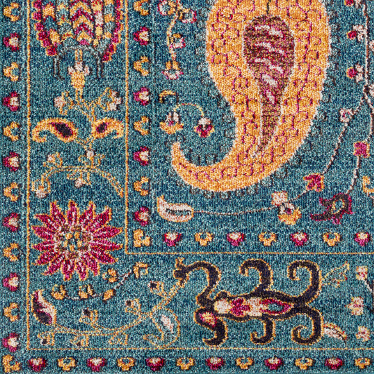 Alfombra decorativa tejida a máquina Anika ANI-1013 de 2' x 3'