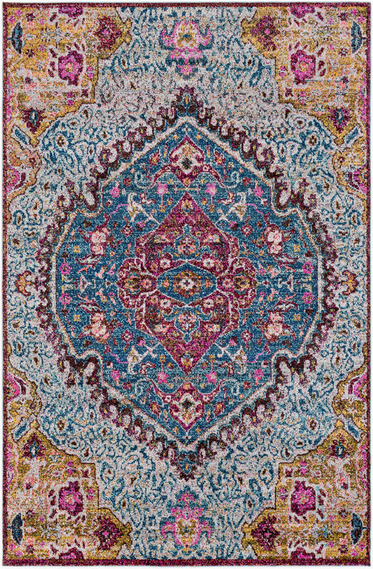Alfombra decorativa tejida a máquina Anika ANI-1015 de 2' x 3'