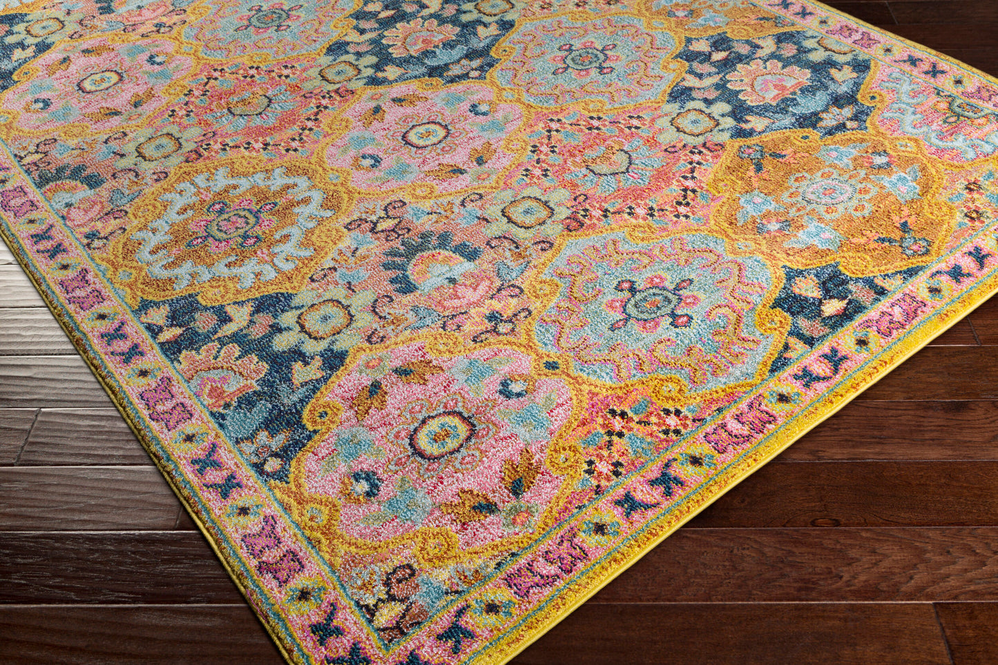 Alfombra decorativa tejida a máquina Anika ANI-1018 de 2' x 3'