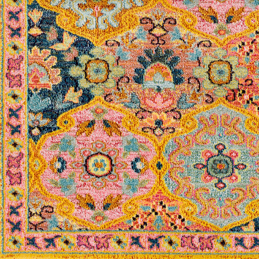 Alfombra decorativa tejida a máquina Anika ANI-1018 de 2' x 3'