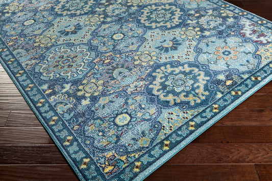 Alfombra tejida a máquina Anika ANI-1019 de 1,52 m x 2,13 m