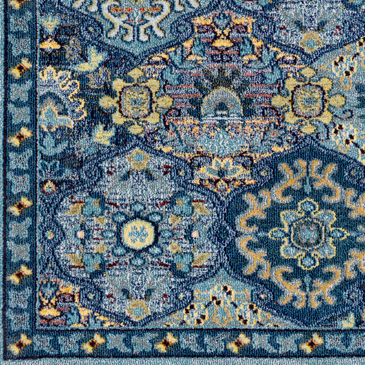 Alfombra tejida a máquina Anika ANI-1019 de 1,52 m x 2,13 m