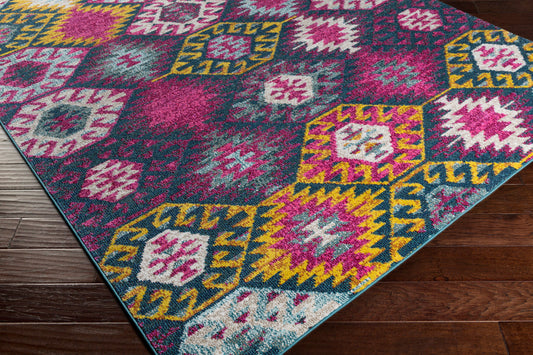 Alfombra decorativa tejida a máquina Anika ANI-1023 de 2' x 3'