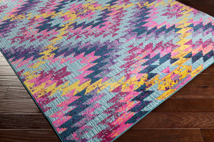 Alfombra decorativa tejida a máquina Anika ANI-1025 de 2' x 3'