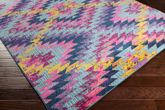 Alfombra decorativa tejida a máquina Anika ANI-1025 de 2' x 3'