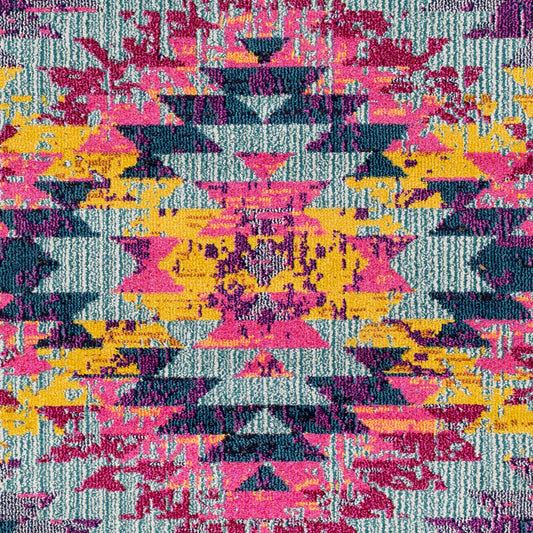 Alfombra decorativa tejida a máquina Anika ANI-1025 de 2' x 3'
