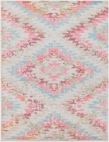 Alfombra decorativa tejida a máquina Anika ANI-1026 de 2' x 3'