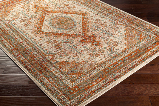 Alfombra decorativa tejida a máquina Anika ANI-1034 de 2' x 3'