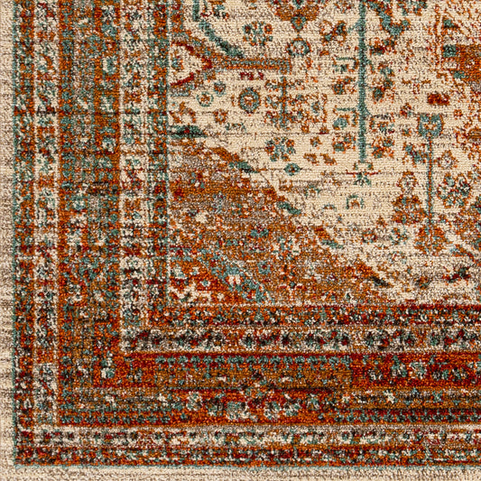 Alfombra tejida a máquina Anika ANI-1034 de 1,52 m x 2,13 m