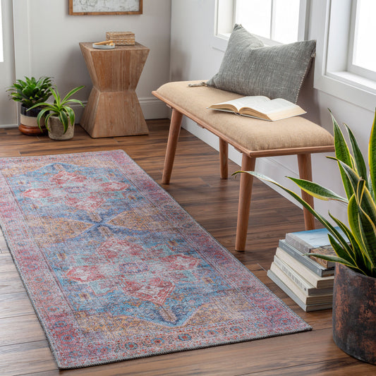 Atlanta ANL-2303 7ft Runner Machine Woven Washable Runner Rug
