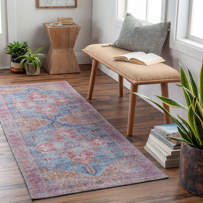 Atlanta ANL-2303 12ft Runner Machine Woven Washable Runner Rug