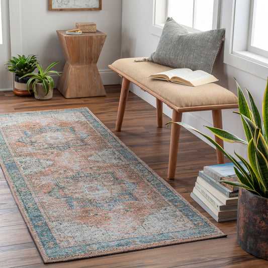 Atlanta ANL-2304 7ft Runner Machine Woven Washable Runner Rug
