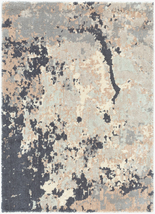 Alfombra de lana tejida a máquina Andromeda ANM-1007 de 1,83 m x 2,74 m